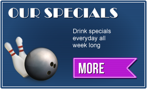 Plaza Lanes Bowling Center Specials Banner